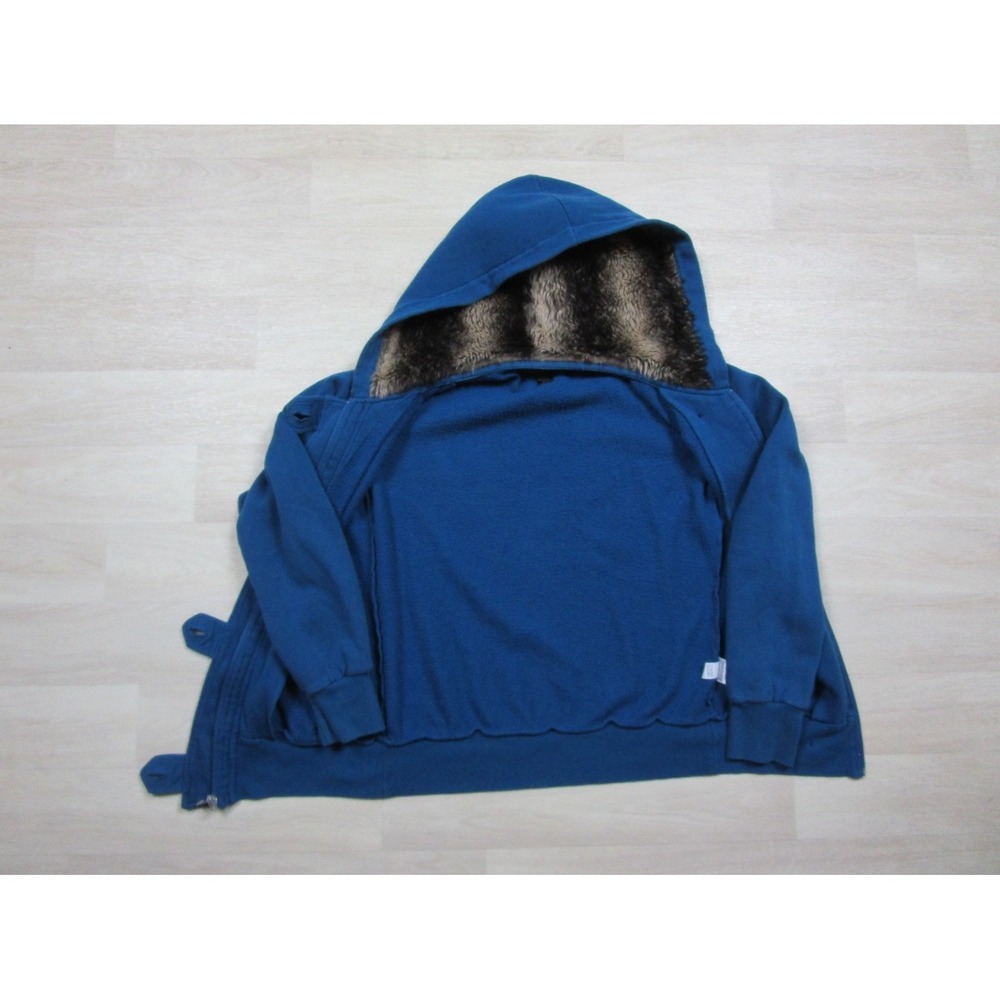 Vintage Y2K Fox Riders Fur Lined Hoodie Womens Size (M) Motocross Punk Skater - Picture 5 of 16